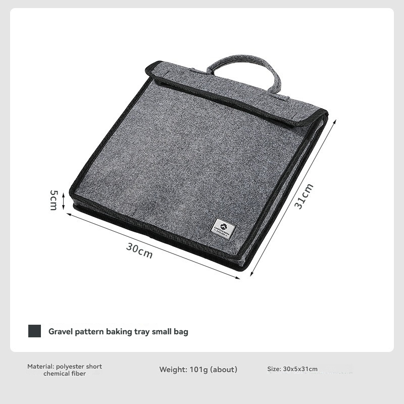 Kitchen Baking Organization - Gravel Patterned Baking Tray Storage Bag