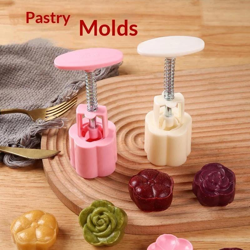 Kitchen Baking Torch - 【LM】1 Set DIY Mooncake Mold Plastic