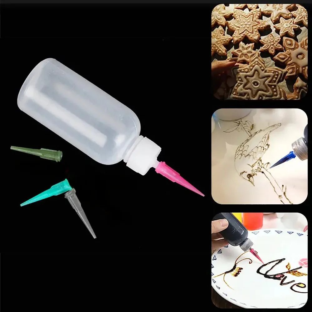 Kitchen Baking Drawing - 30ML Cream Jam Painting Squeeze Bottles
