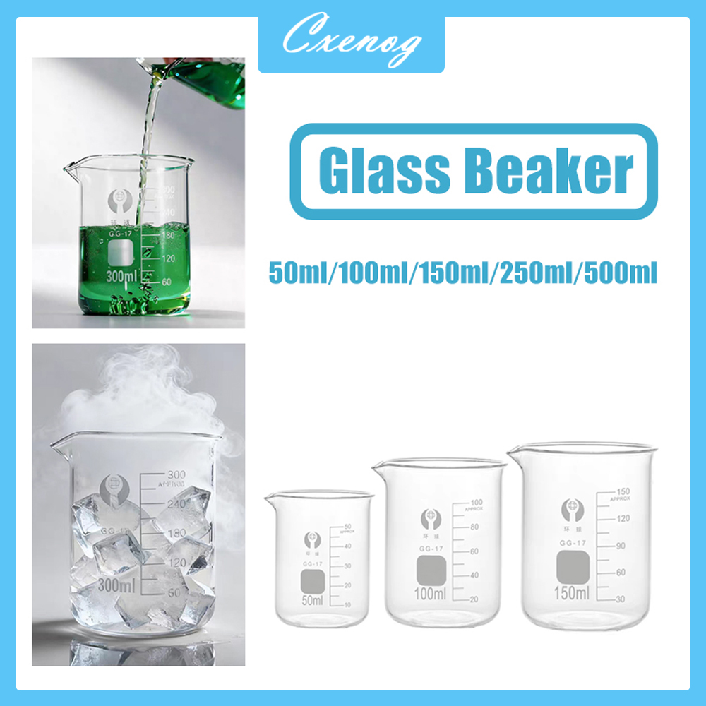 Kitchen Glass Baking Set - 3pcs/Set Glass Measuring Cup Set Clear