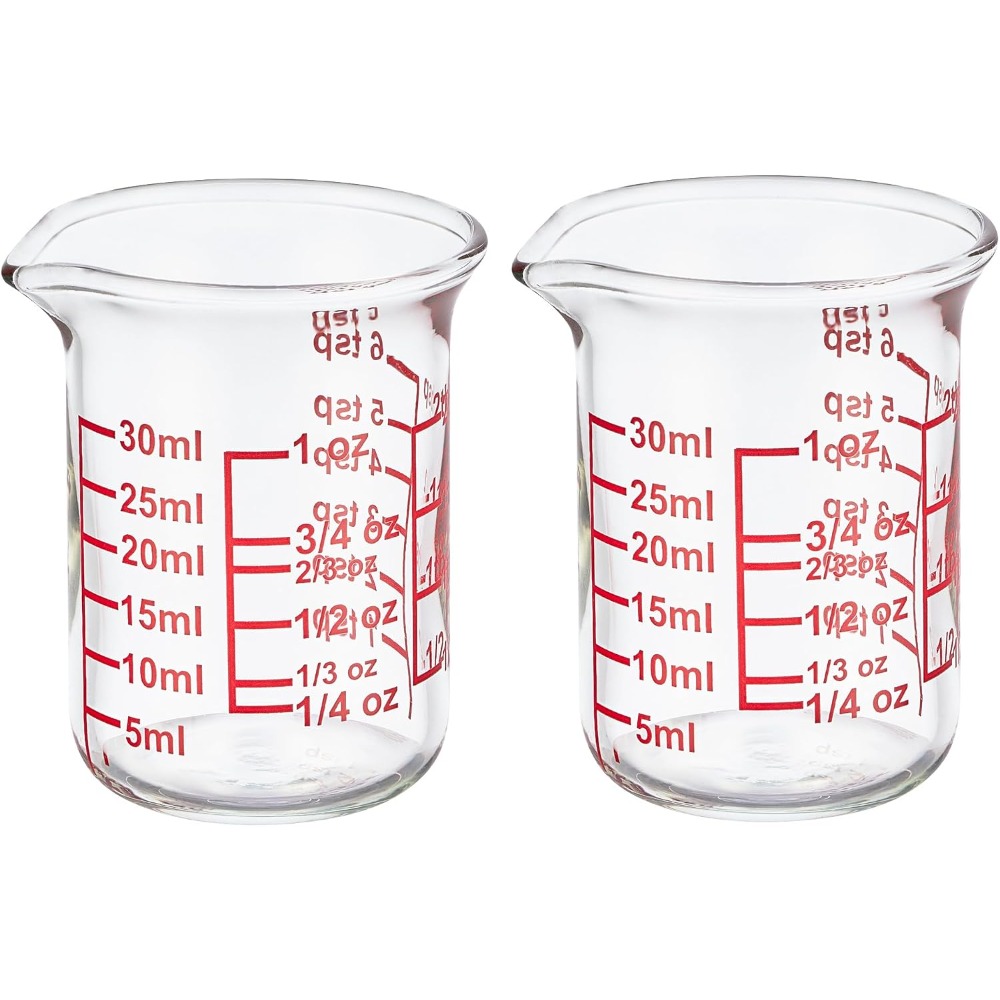 Kitchen Glass Baking Set - High Borosilicate Glass Measuring Cup with
