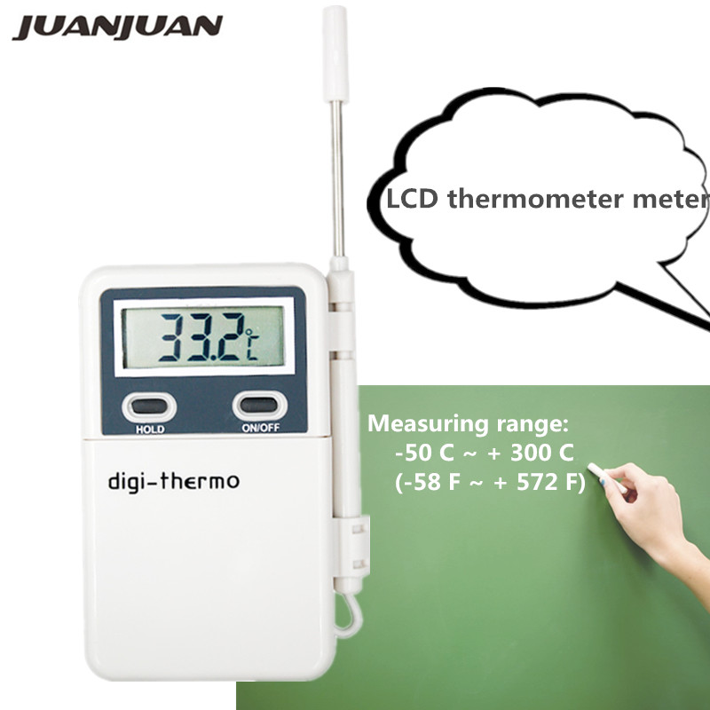Kitchen With Baking Station - Electronic Thermometer LCD Digital Multi-thermo Meter