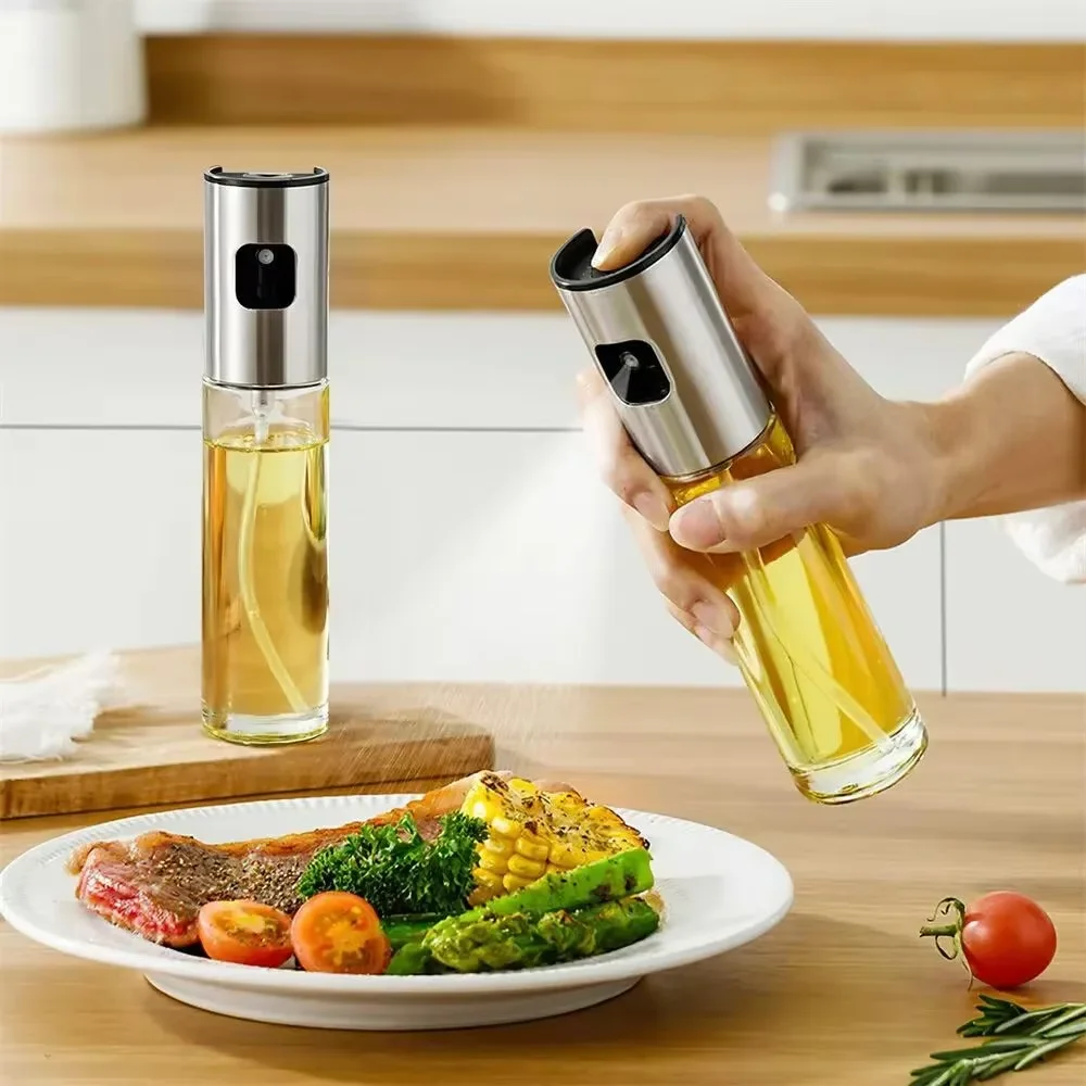 Kitchen Glass Baking Set - Glass Oil Sprayer for Cooking Olive
