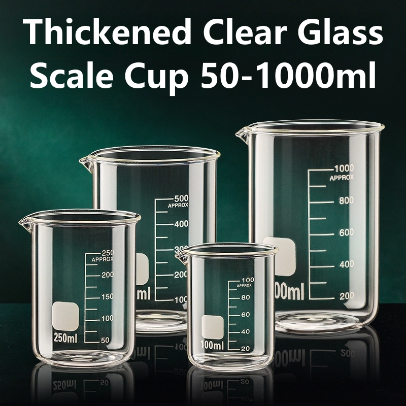 Kitchen Glass Baking Set - 50-1000ml Combination Set High Borosilicate Glass