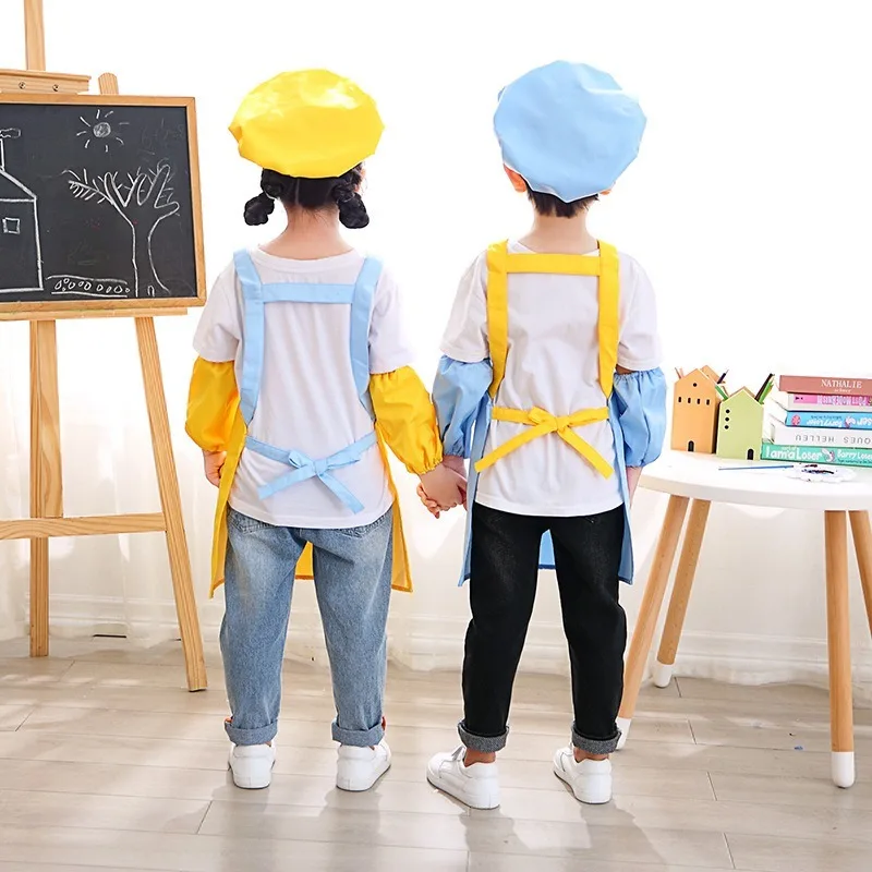 3pc Children Kitchen Apron Set - Kitchen Baking Drawing recension och pris