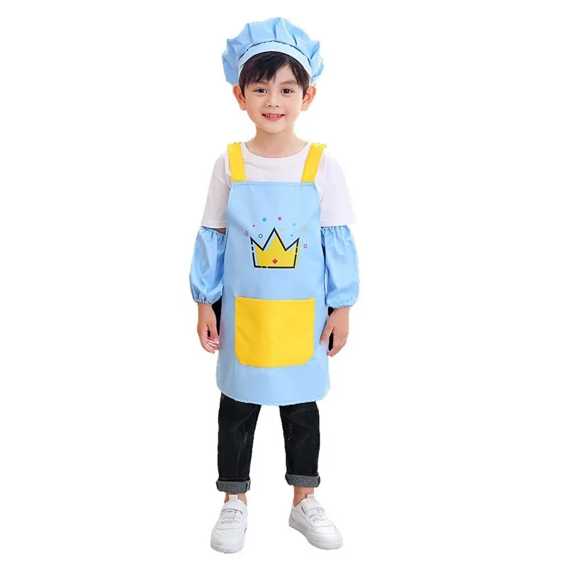 3pc Children Kitchen Apron Set - Kitchen Baking Drawing recension och pris