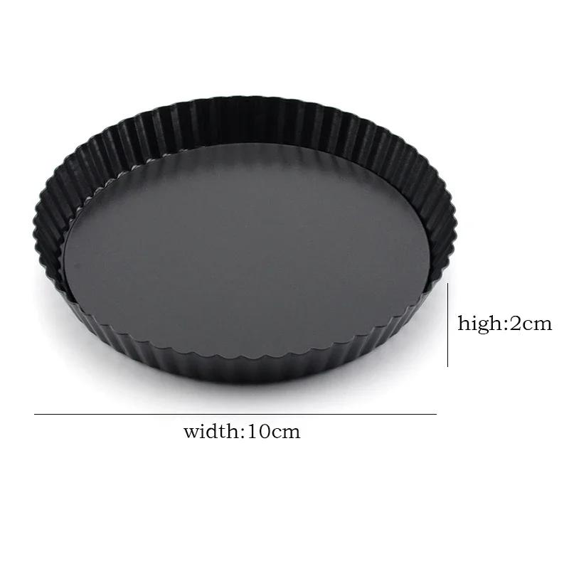 6Pcs Non-Stick Tart Quiche Fla - Tart Pan Loose recension och pris