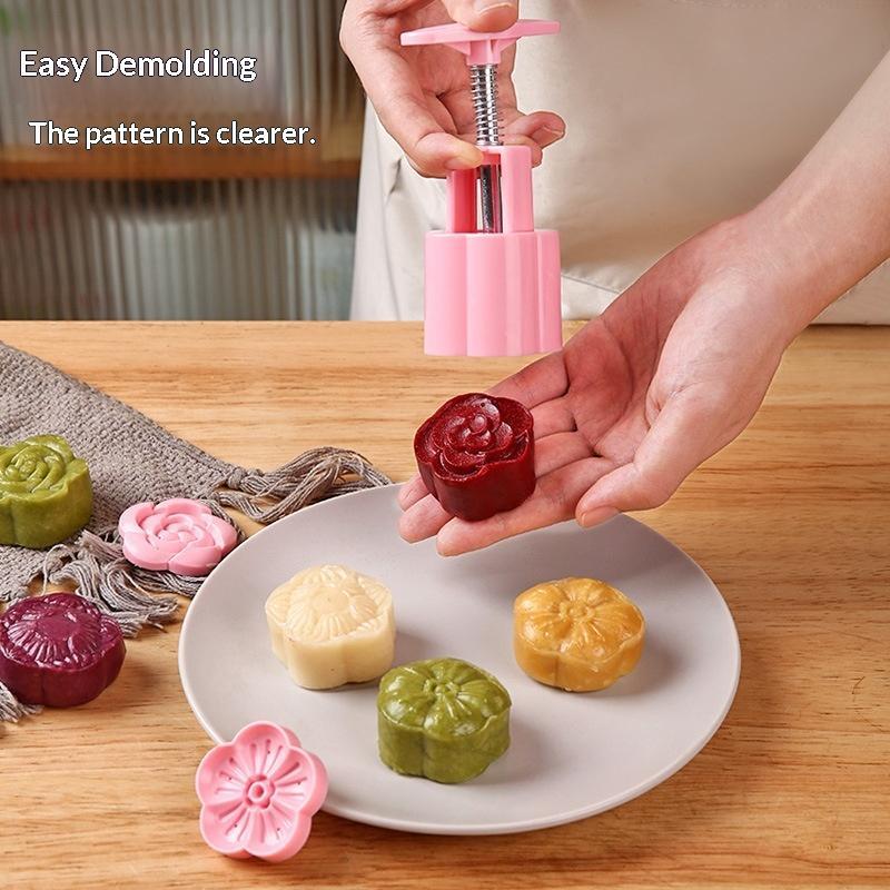 【LM】1 Set DIY Mooncake Mold Pl - Kitchen Baking Torch recension och pris