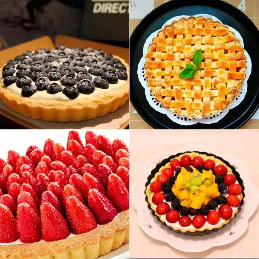 Non-Stick Tart Quiche Flan Pan - Tart Pan Loose recension och pris
