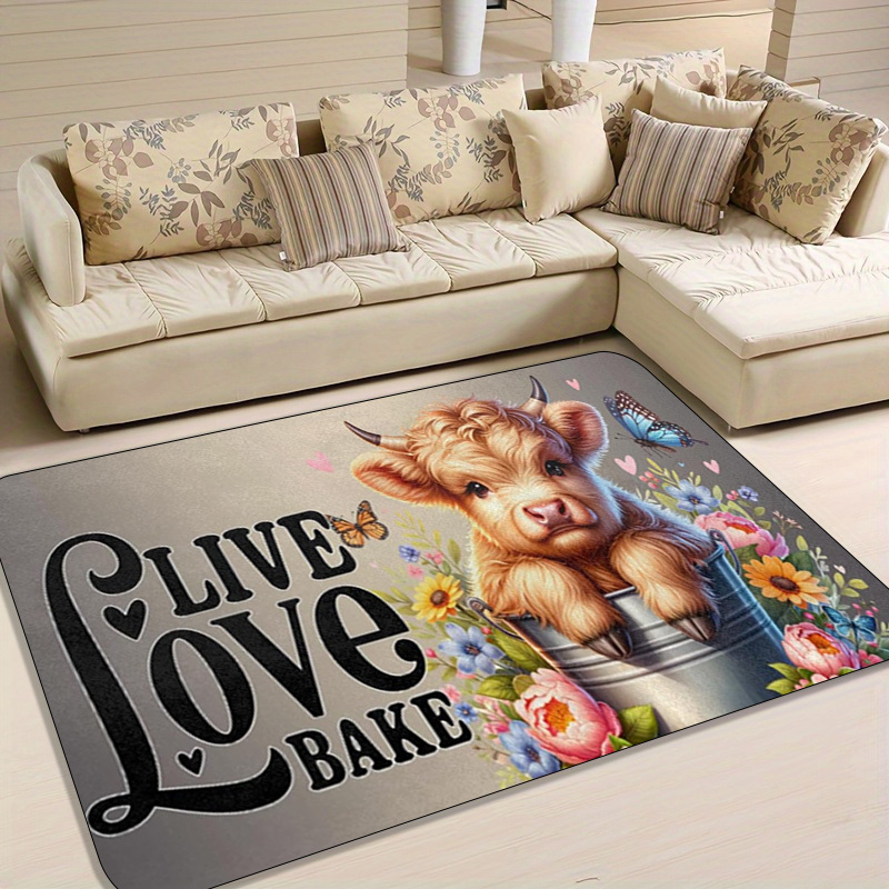 1pc Live Love Bake Rug – Adora - Kitchen Living Baking Mats recension och pris