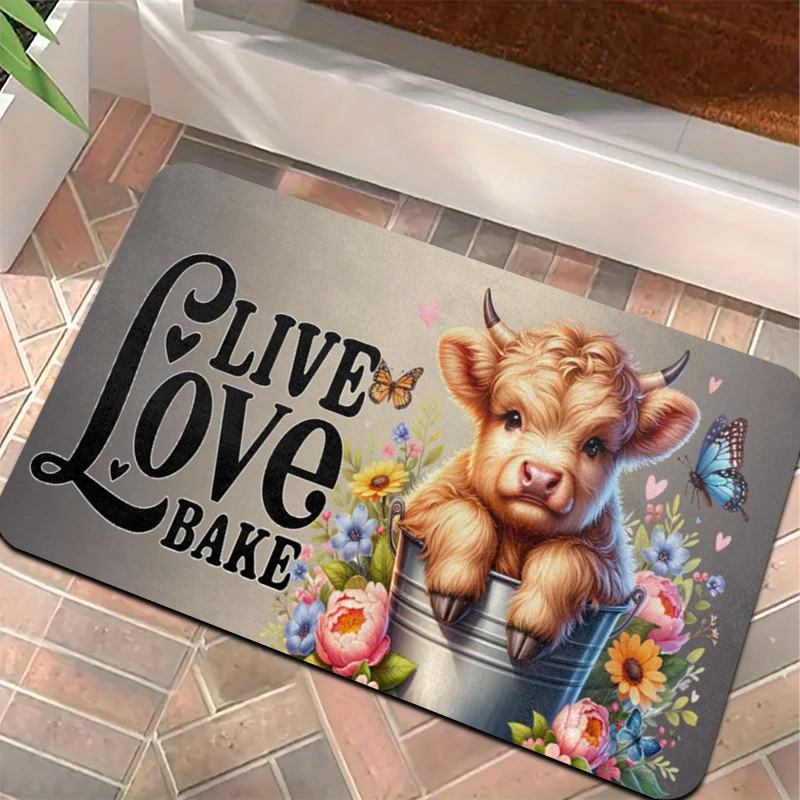 1pc Live Love Bake Rug – Adora - Kitchen Living Baking Mats recension och pris