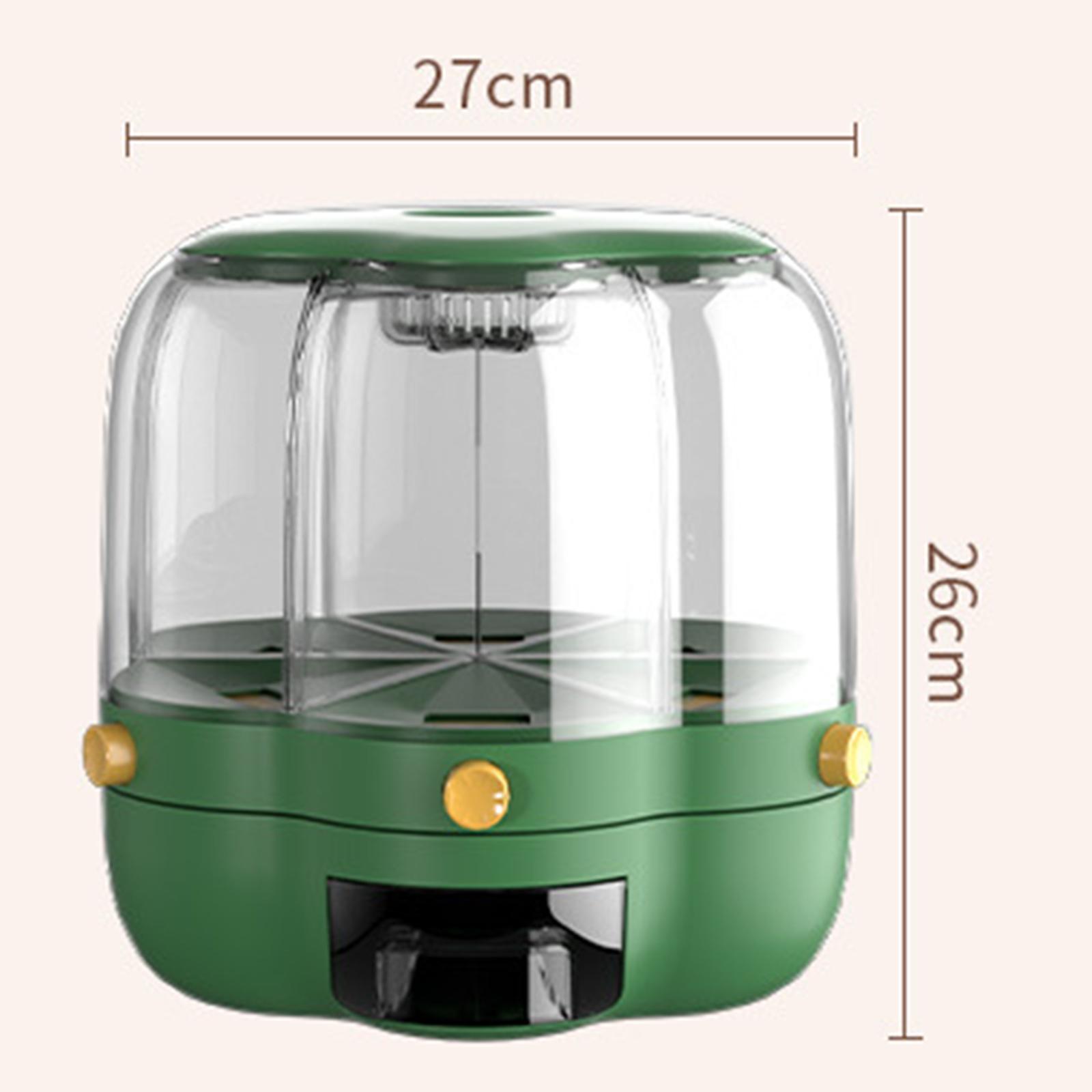 Rotating Cereal Dispenser Rice - Kitchen Baking Organization recension och pris