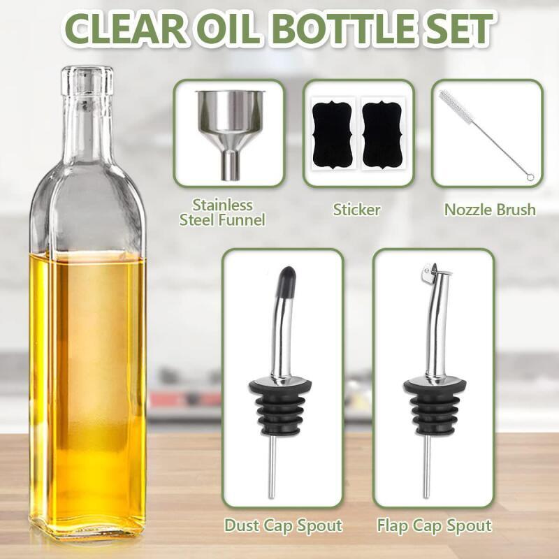 Kitchen Glass Oil Vinegar Disp - Kitchen Glass Baking Set recension och pris