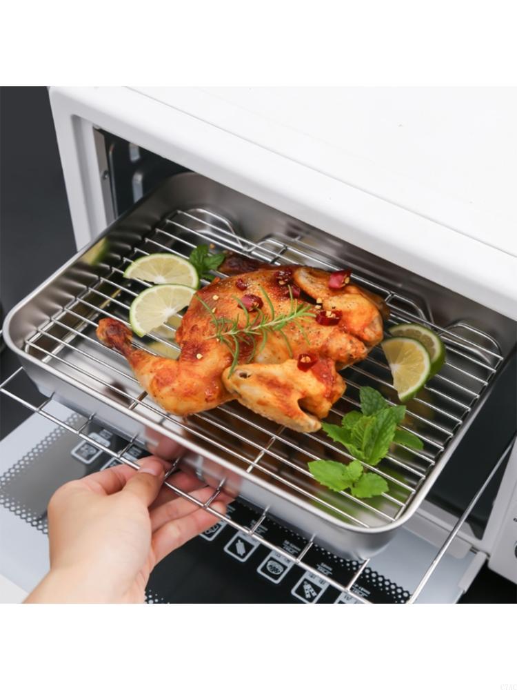 Kitchen BBQ Pan Plate Oven Rac - Kitchen Baking Organization recension och pris