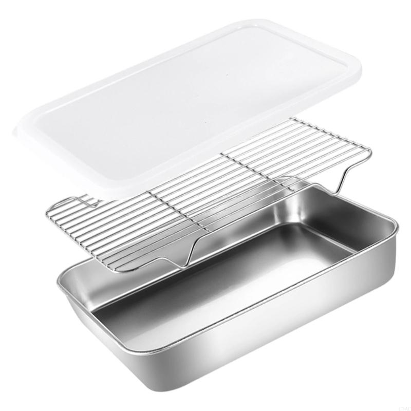 Kitchen BBQ Pan Plate Oven Rac - Kitchen Baking Organization recension och pris