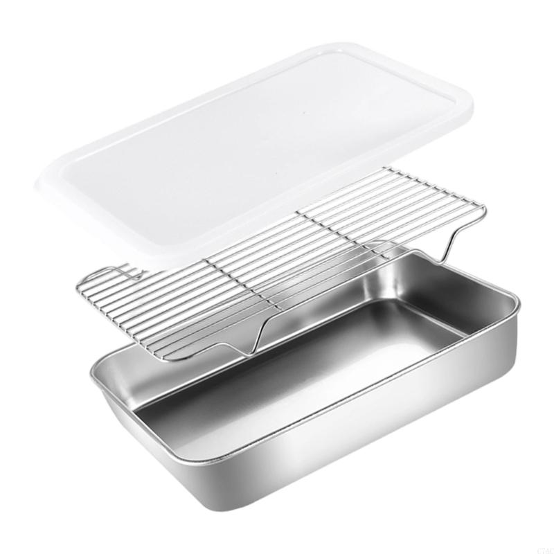 Kitchen BBQ Pan Plate Oven Rac - Kitchen Baking Organization recension och pris