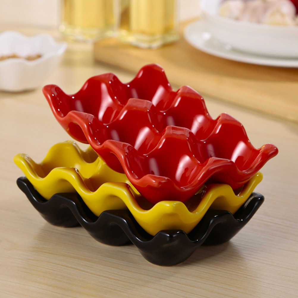 1Pcs Polished Ceramic Egg Serv - Kitchen Baking Organization recension och pris