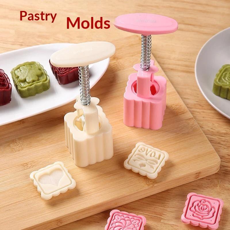 1 Set DIY Mooncake Mold Plasti - Kitchen Baking Torch recension och pris