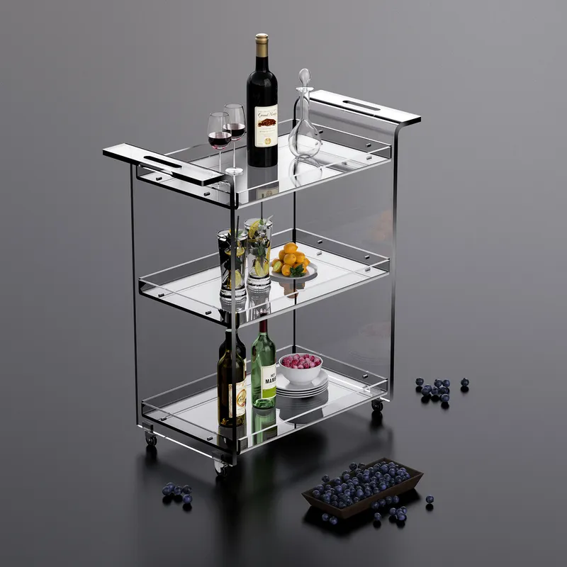 Modern 3-Tier Kitchen Cart wit - Kitchen Baking Organization recension och pris