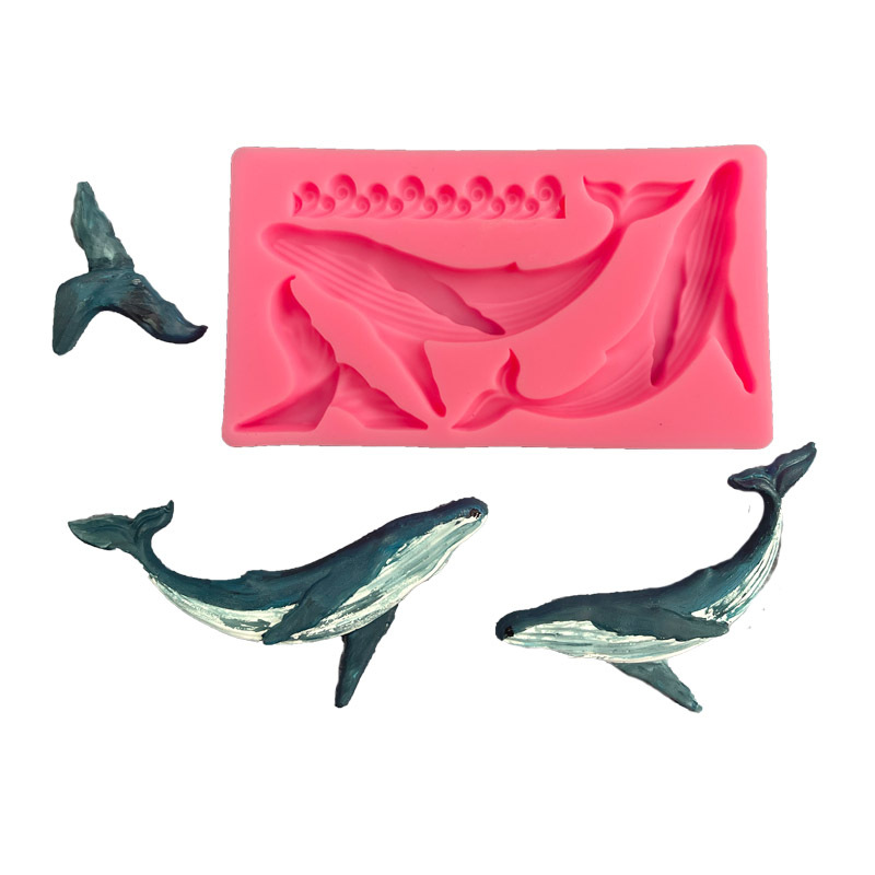 DIY Whale Silicone Mold Ocean  - Kitchen Baking Decor recension och pris