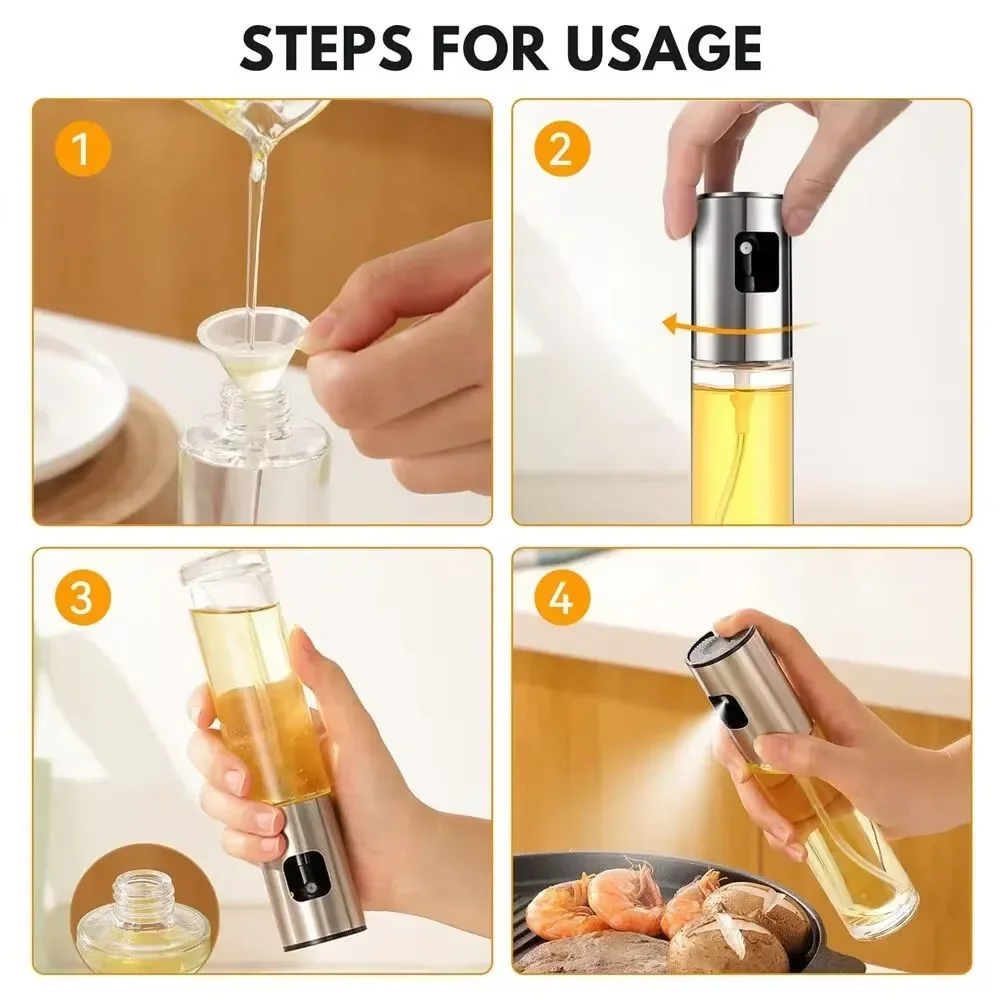 Glass Oil Sprayer for Cooking  - Kitchen Glass Baking Set recension och pris
