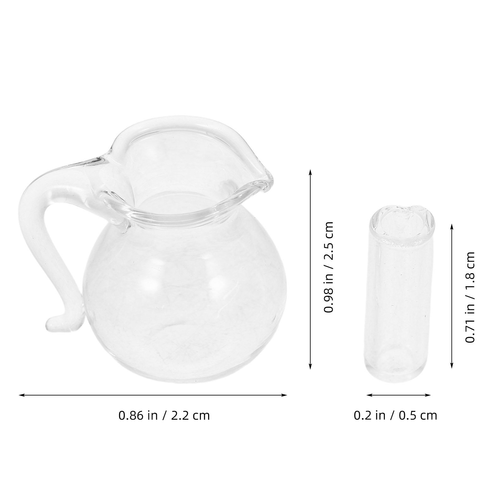 1Set Micro Miniature Kitchen W - Kitchen Glass Baking Set recension och pris