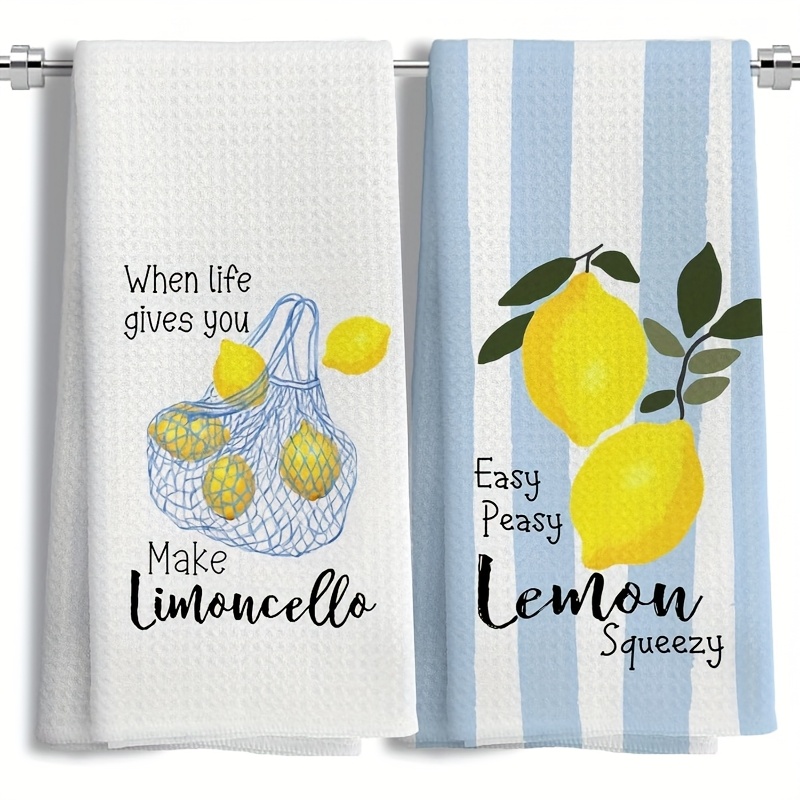 2Pcs, Lemon Mesh Kitchen Towel - Kitchen Baking Decor recension och pris