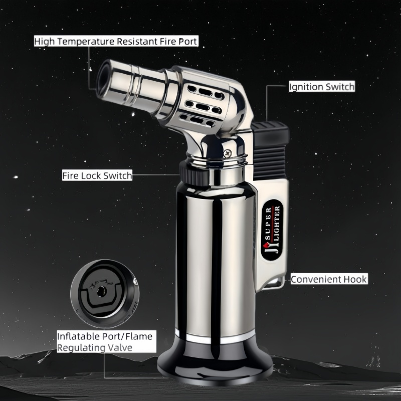 Metal Windproof Jet Flame Gas  - Kitchen Baking Torch recension och pris