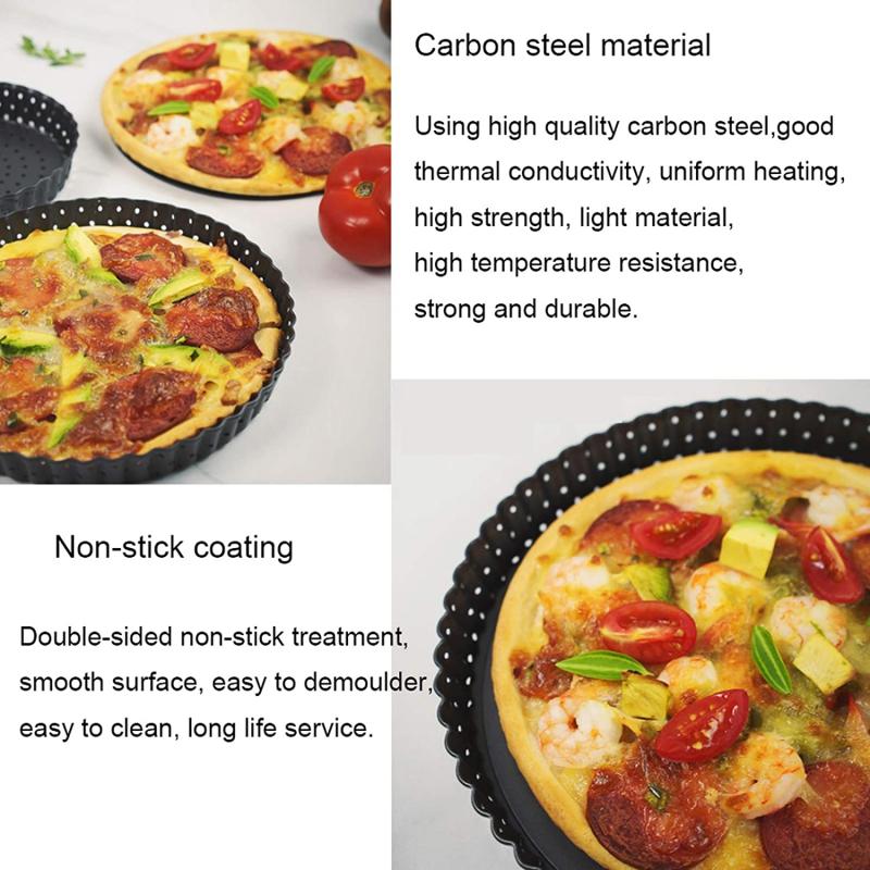 5/8/9Inch Non-Stick Tart Quich - Tart Pan Loose recension och pris