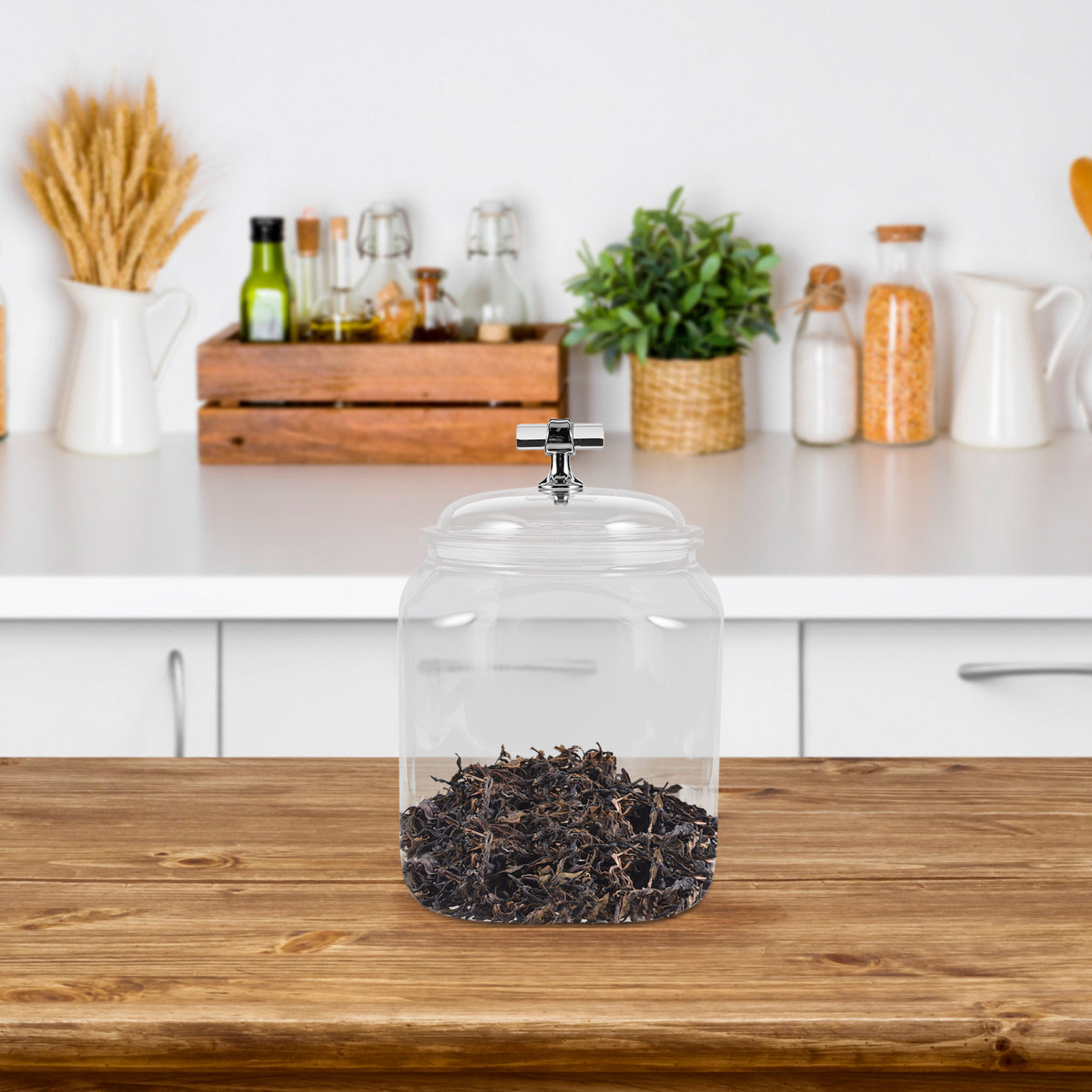 Large Airtight Clear Plastic K - Kitchen Baking Organization recension och pris