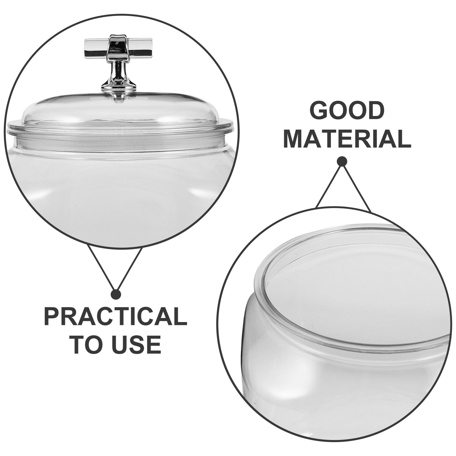 Large Airtight Clear Plastic K - Kitchen Baking Organization recension och pris