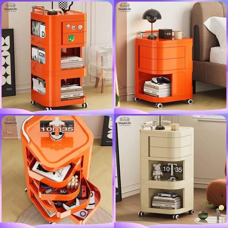 Kitchen Cart with Wheels Rolli - Kitchen With Baking Station recension och pris