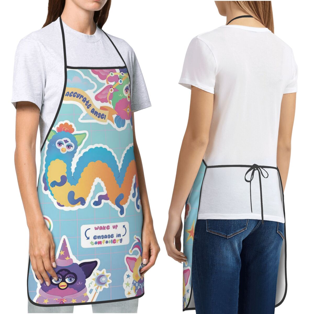Nightmare Furby Cartoon Aprons - Kitchen Nightmares Baking recension och pris