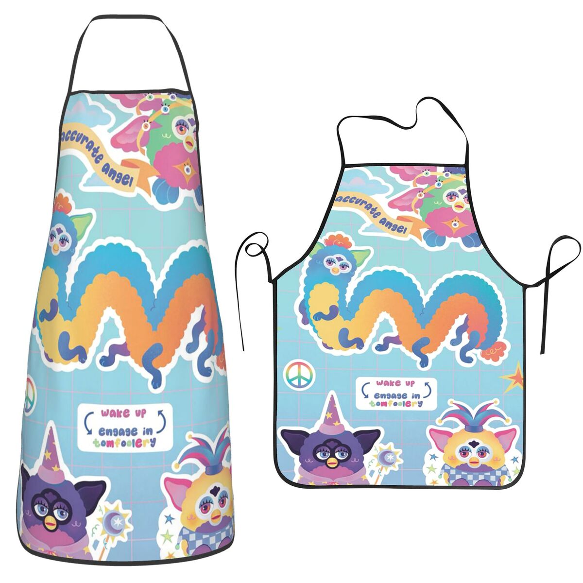 Nightmare Furby Cartoon Aprons - Kitchen Nightmares Baking recension och pris