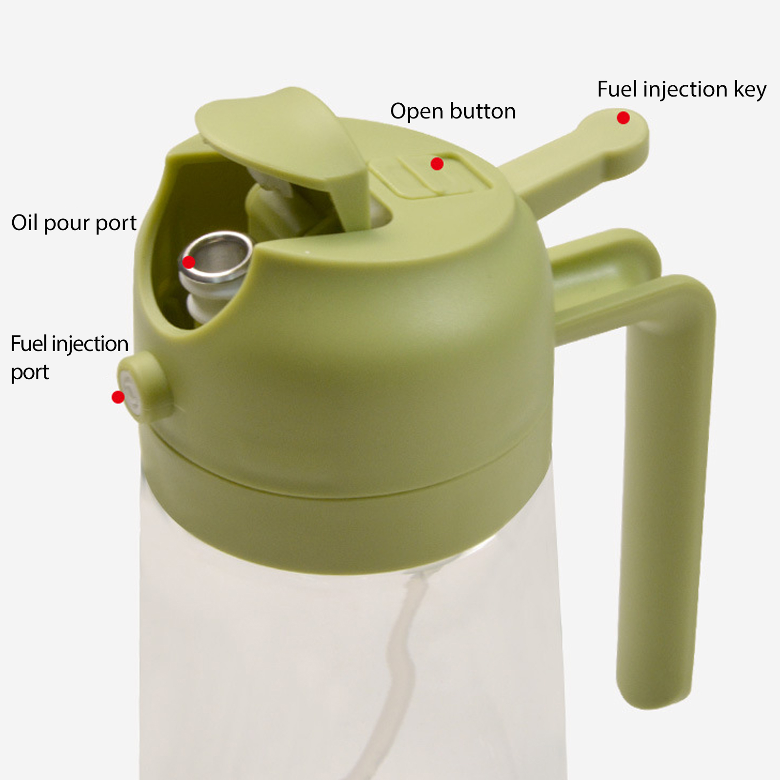 2-in-1 Glass Oil Sprayer For C - Kitchen Glass Baking Set recension och pris