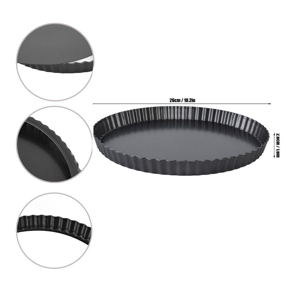 Professional Carbon Steel Tart - Tart Pan Loose recension och pris