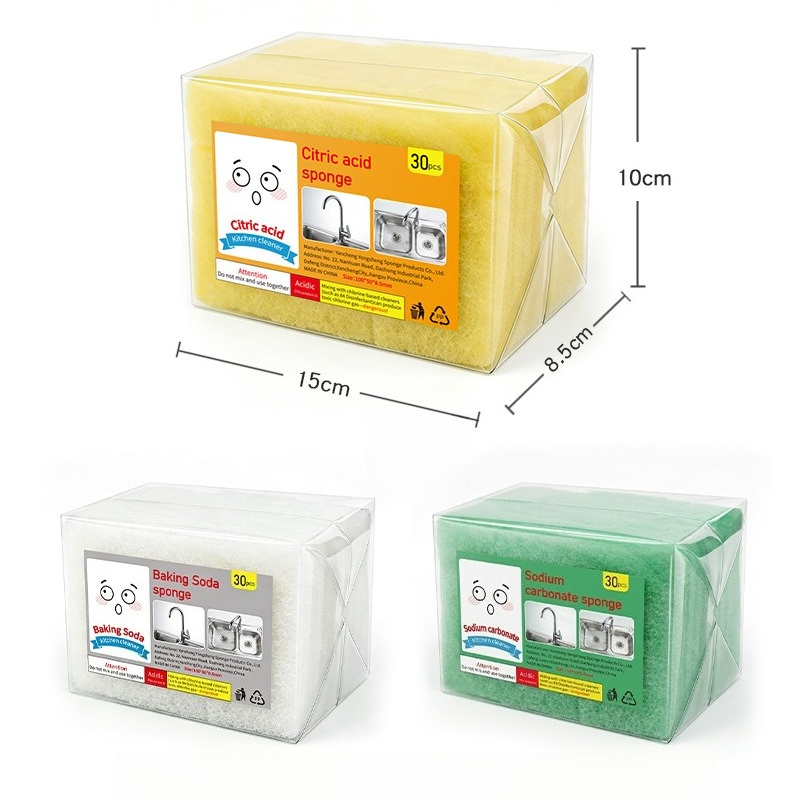 Dish Sponge Scouring Wipes Mul - Kitchen Cleaner With Baking Soda recension och pris