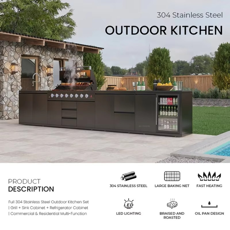 Outdoor Kitchen BBQ Station 30 - Kitchen With Baking Station recension och pris