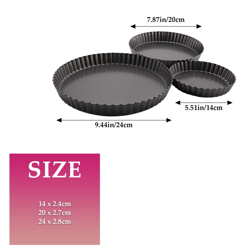 ABXF-Pie Tin,Non-Stick Pie Dis - Tart Pan Loose recension och pris