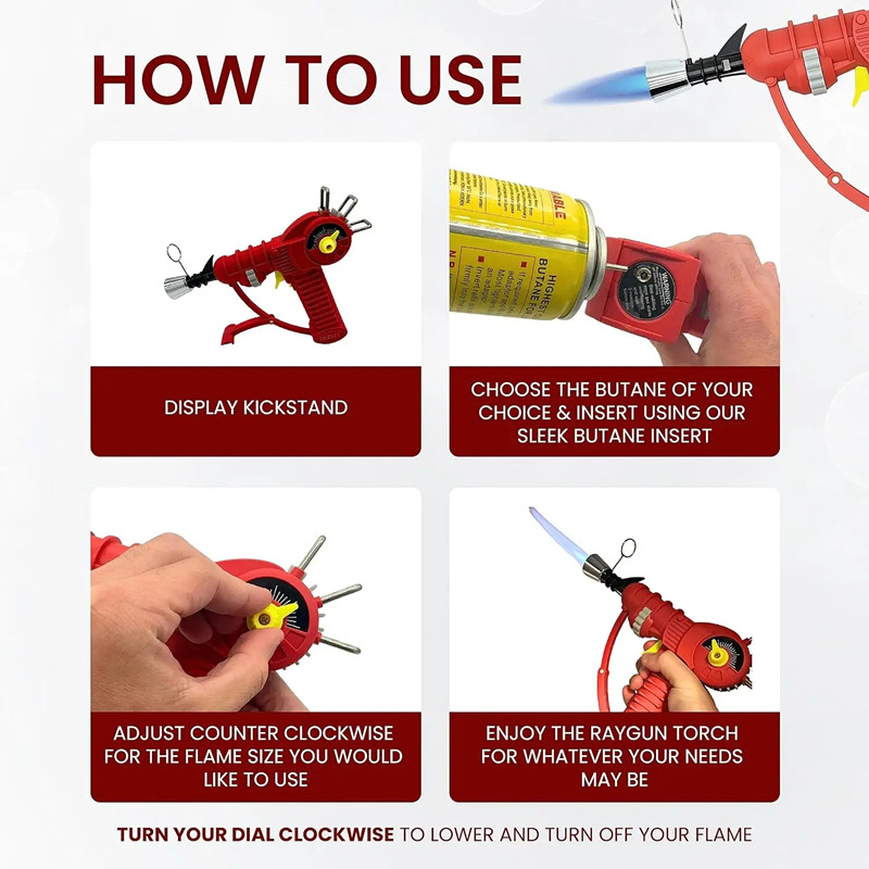 New Windproof Powerful Jet Fla - Kitchen Baking Torch recension och pris